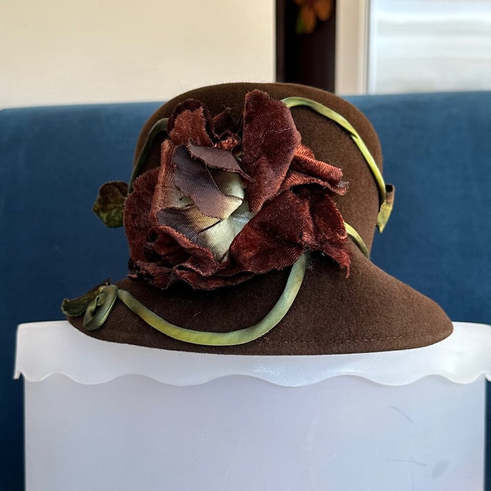 Orit Parente Chocolate Brown Hat